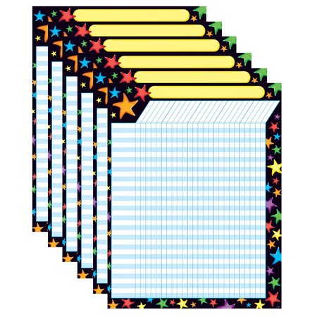 TREND ENTERPRISES Gel Stars Incentive Chart, 17in x 22in, PK6 T73332